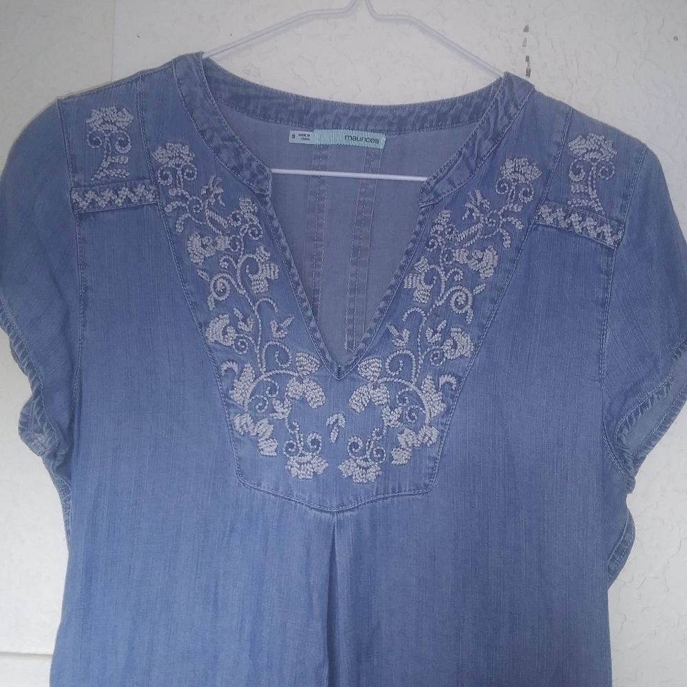 Maurices Embroidered Sleeveless Dress - Picture 2 of 5